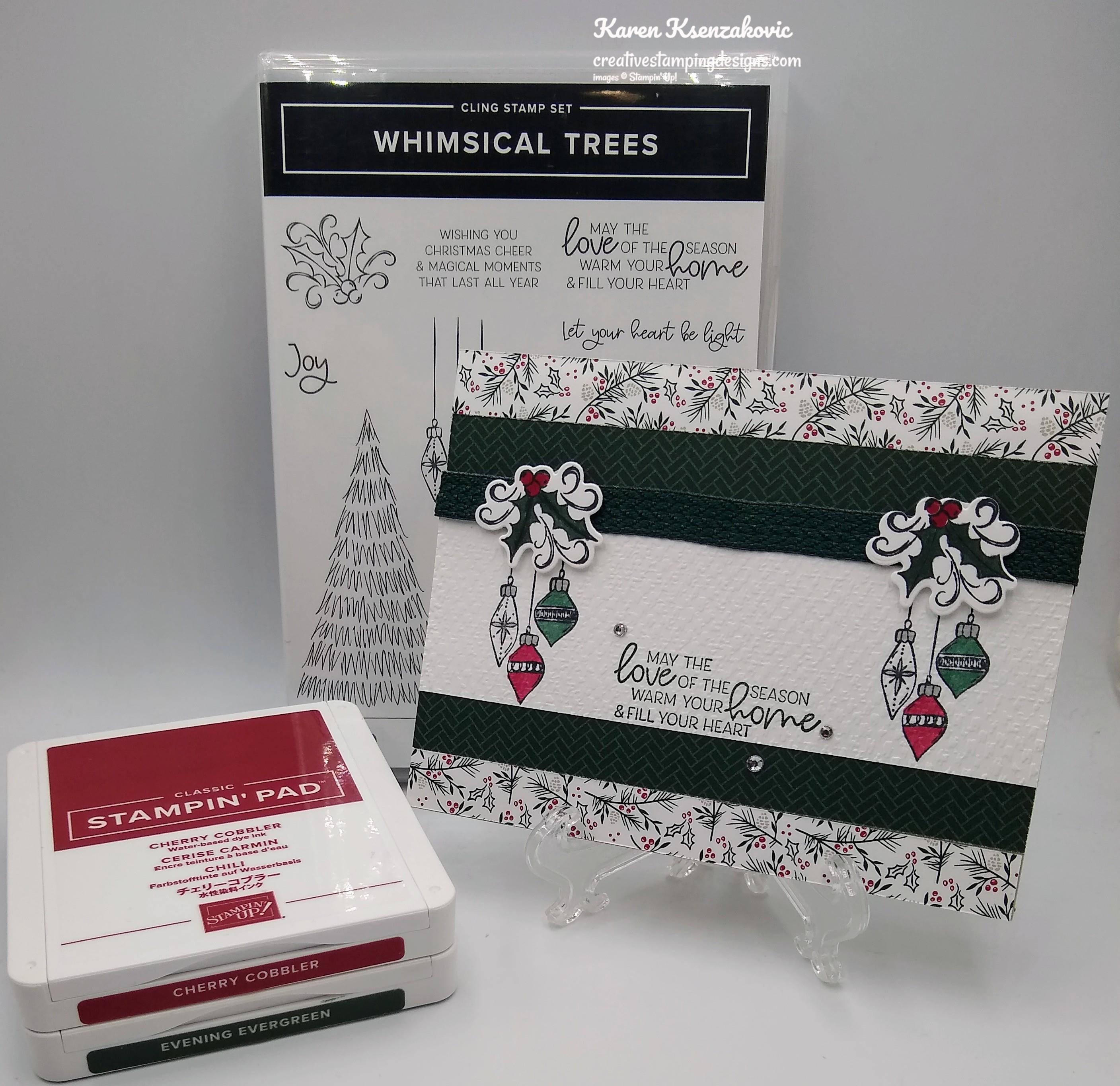 Stampin' Up! Whimsical Trees Christmas | Creative Stamping Designs