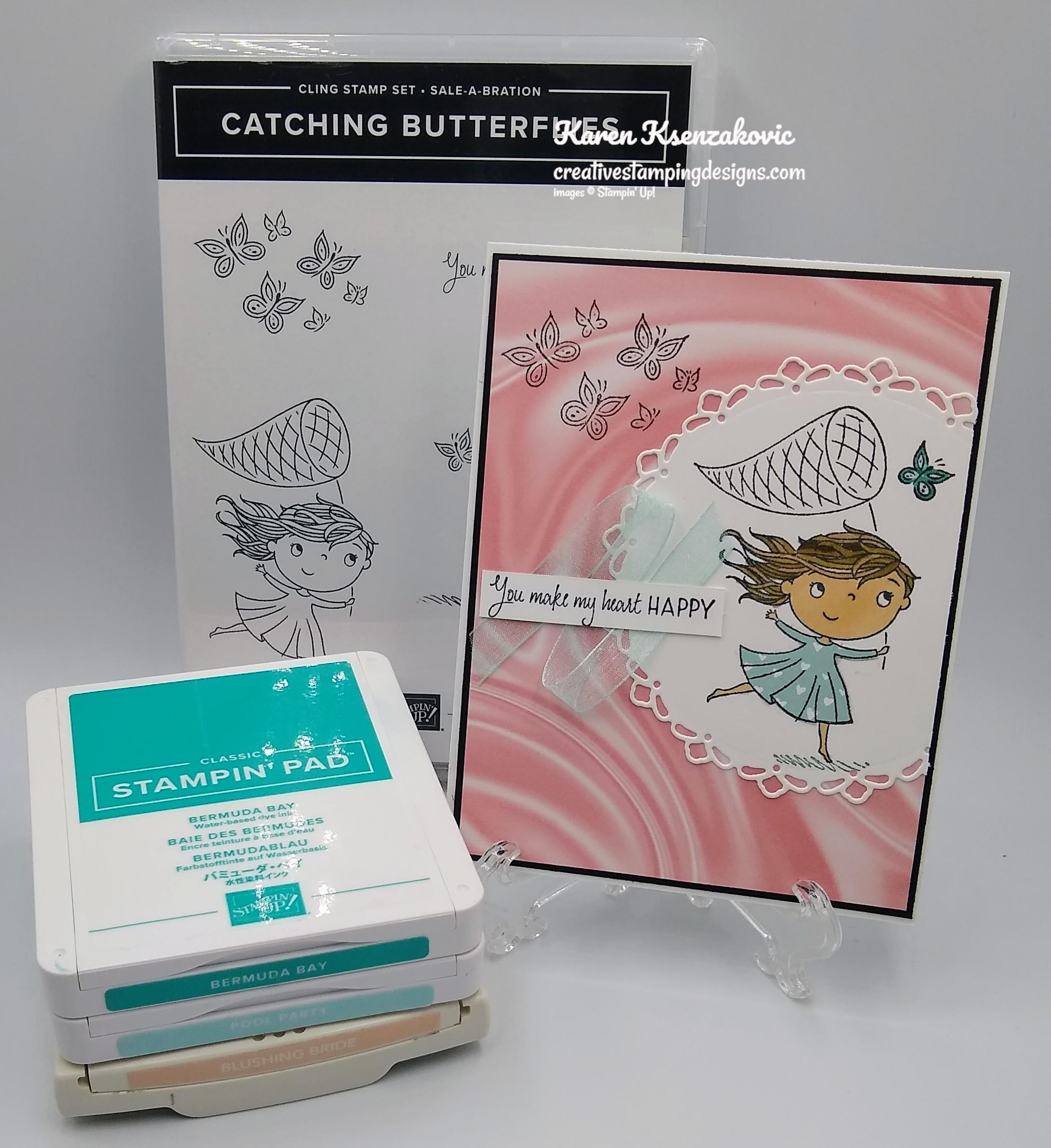 Stampin' Up! Catching Butterflies | Creative Stamping Designs