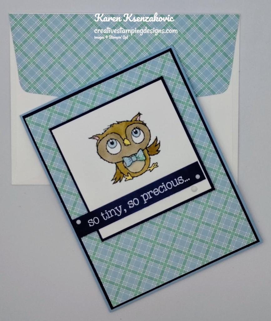 Stampin' Up! Adorable Owls Baby 7 creativestampingdesigns.com